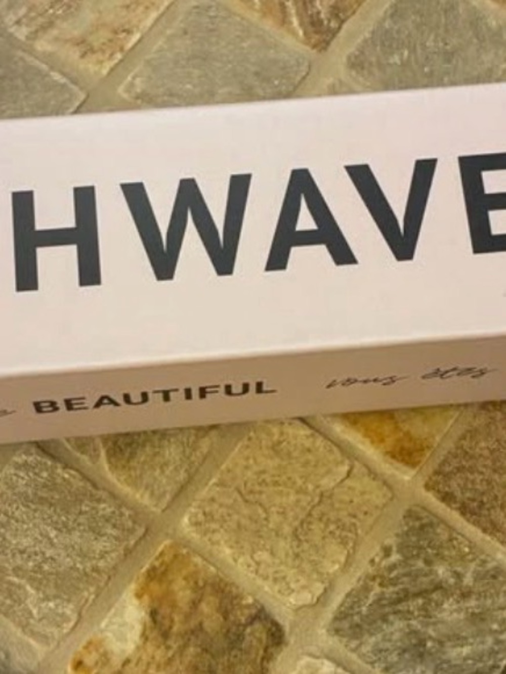 The Beachwaver Co. Hair Tool Box - White with Black Text